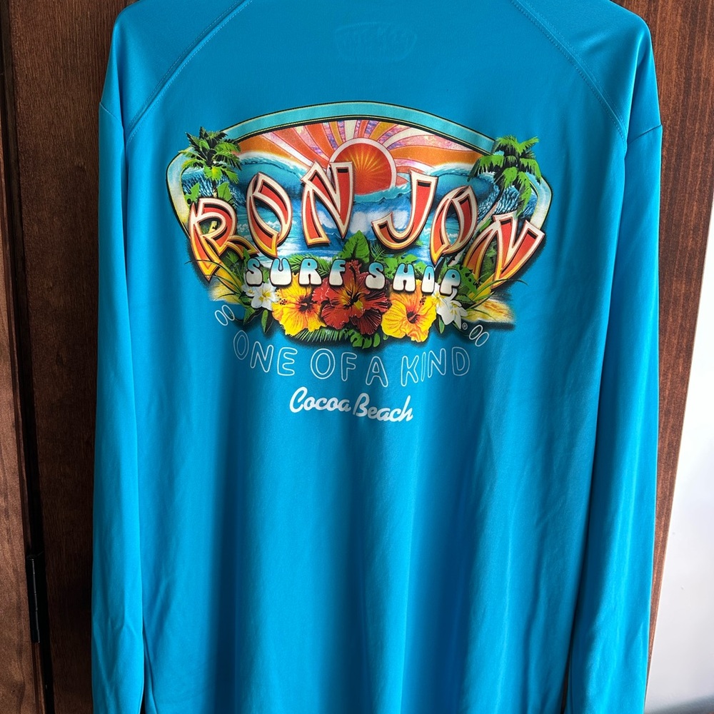 Ron Jon Men's Vibrant Blue Rash Guard